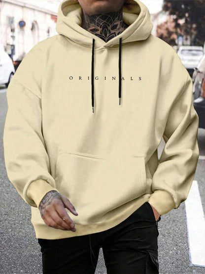 Heren Sweatshirt Capuchon Letterprint Casual - Mode Vibes