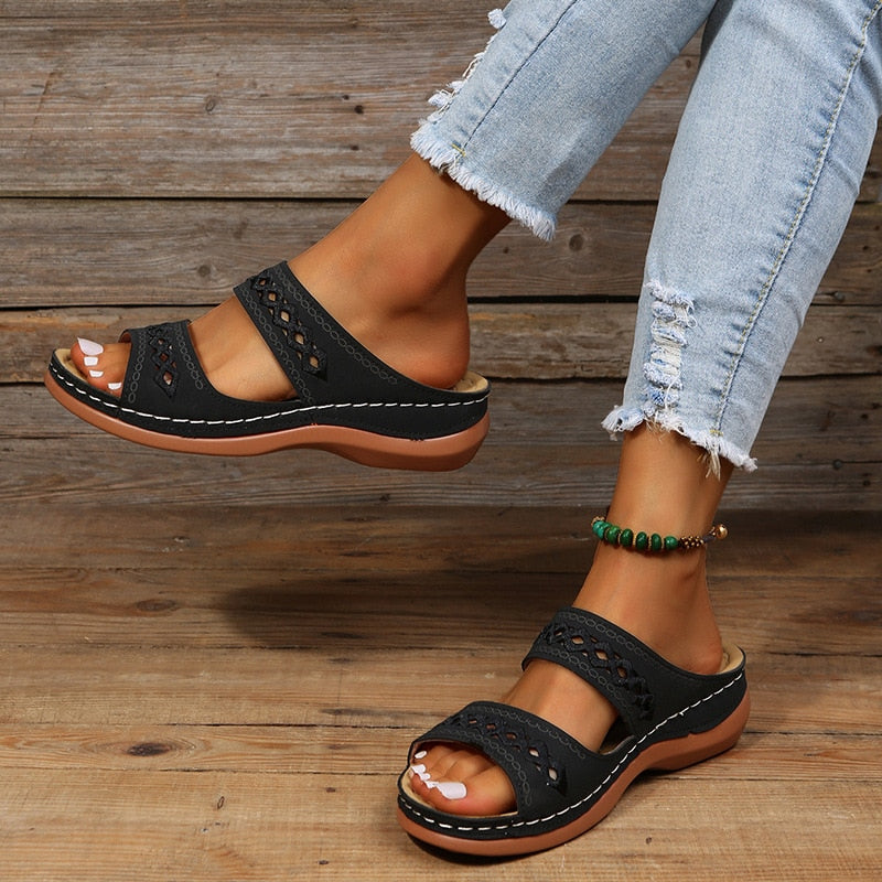 Dames Sandalen met Ondersteuning Comfortabele Pasvorm