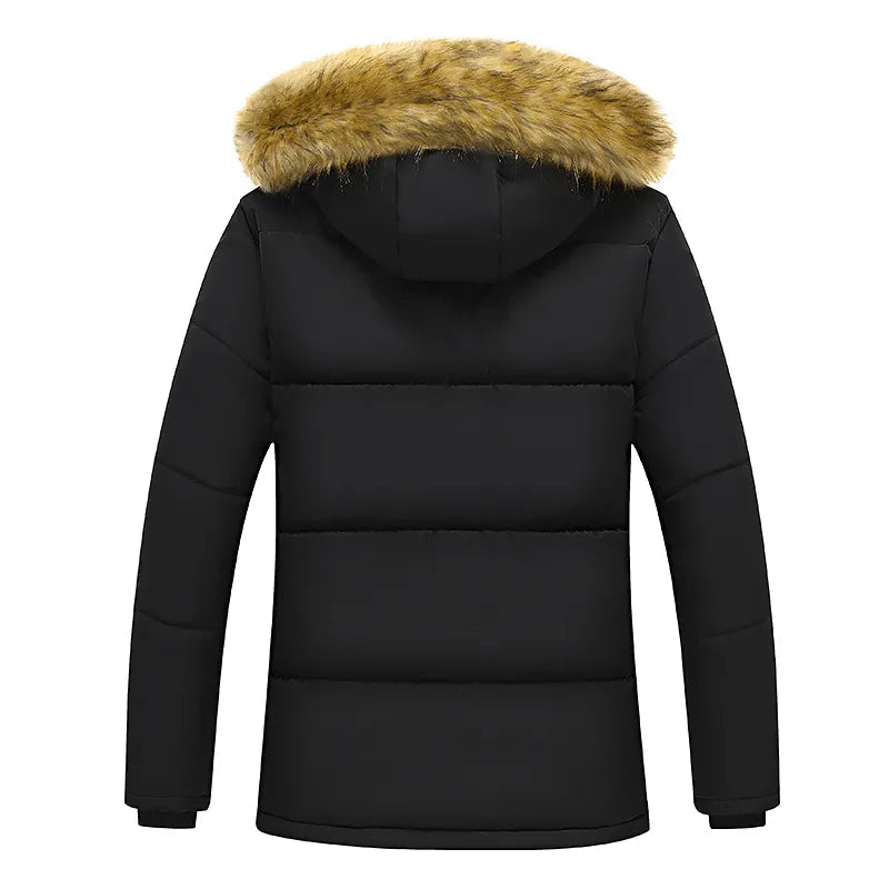 Herense Winterparka met Capuchon Warm en Waterdicht