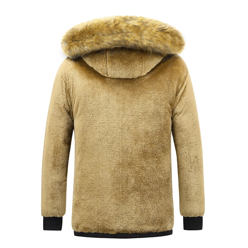 Herense Winterparka met Capuchon Warm en Waterdicht