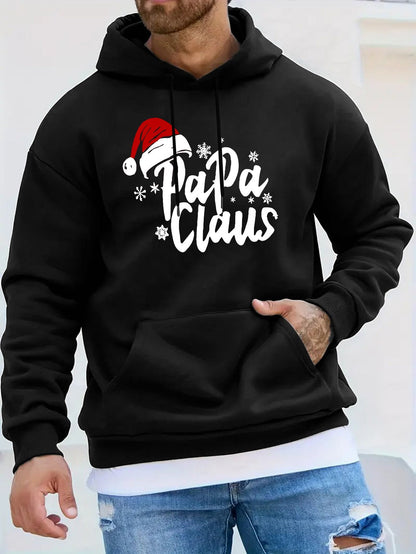 Kerstman Hoodie Lange Mouw Met Zak Warm - Mode Vibes