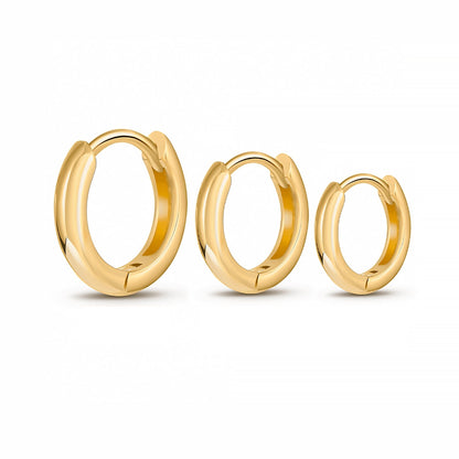 Kleurrijke 3-Ringen Oorbel Set voor Vrouw