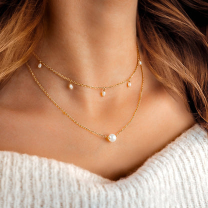 Parelketting Zee Blauw Sieraden voor Vrouw