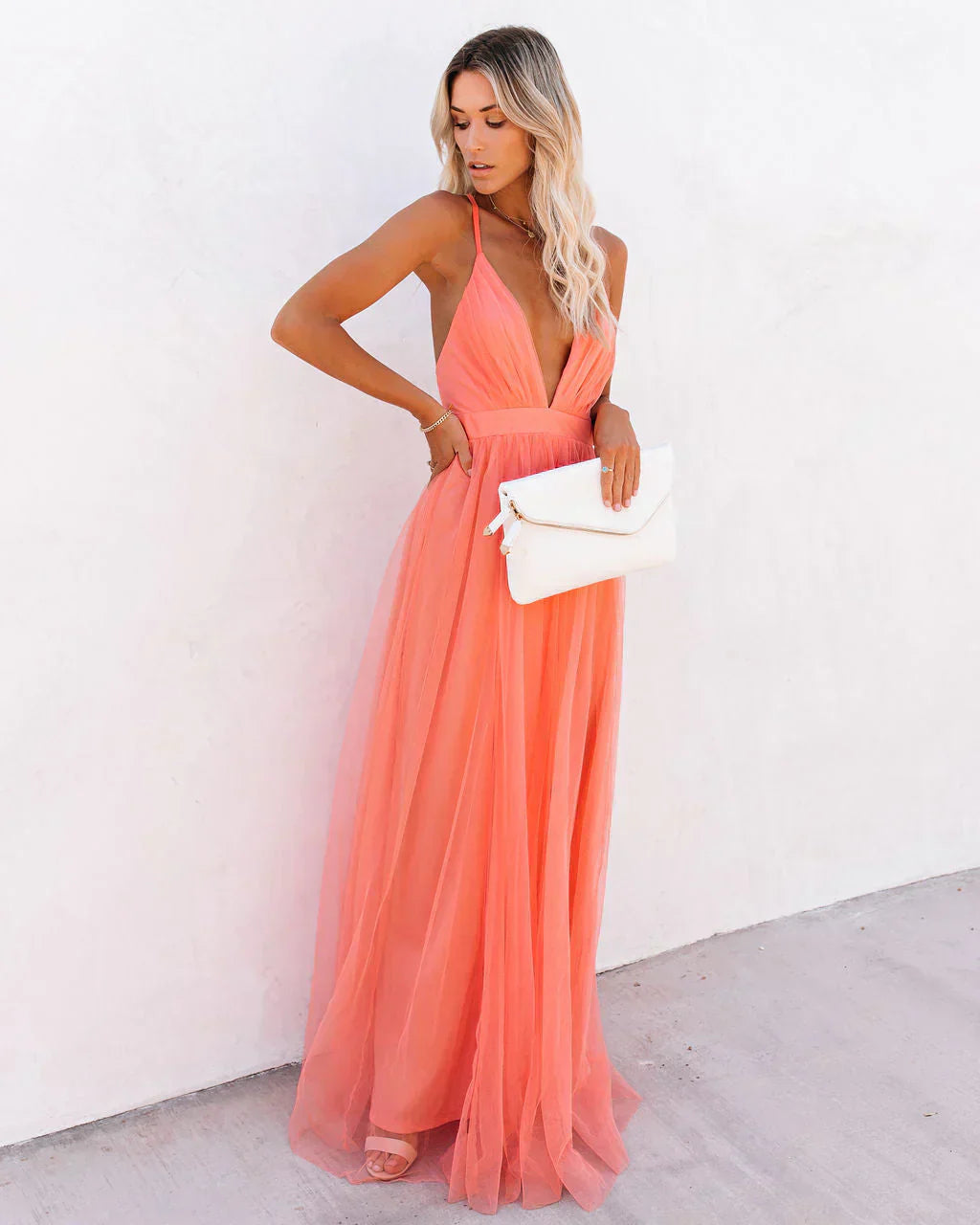 Maxi Jurk Vloeiend Zomerjurk Lily Stijl