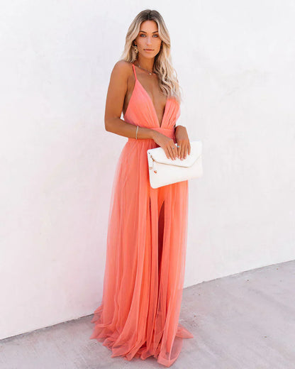 Maxi Jurk Vloeiend Zomerjurk Lily Stijl