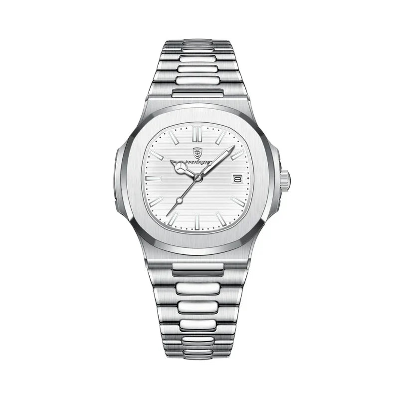 Philippe | Waterdichte klassieke horloge voor mannen in de kleur Wit voor heren in Outdoor stijl geschikt voor alle seizoenen.