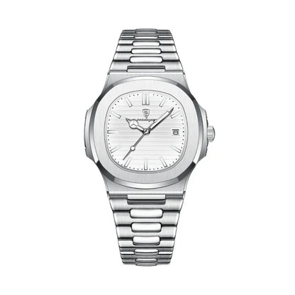 Philippe | Waterdichte klassieke horloge voor mannen in de kleur Wit voor heren in Outdoor stijl geschikt voor alle seizoenen.