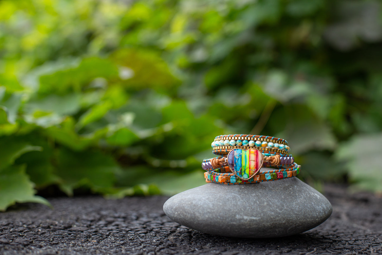 Armband Chakra Energie Zilver Wikkel Design