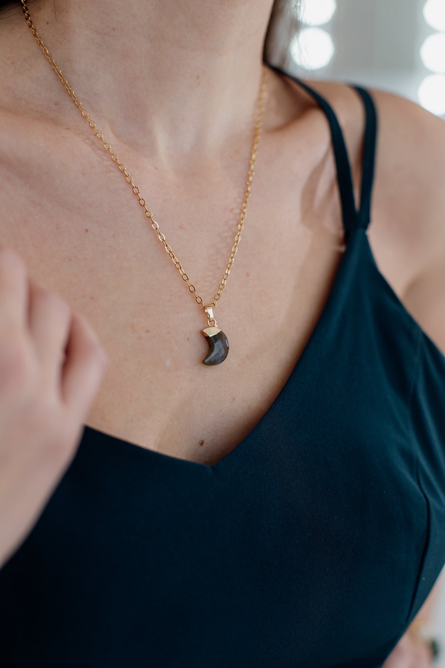 Edelsteen Ketting Maansteen Celestina Genezend