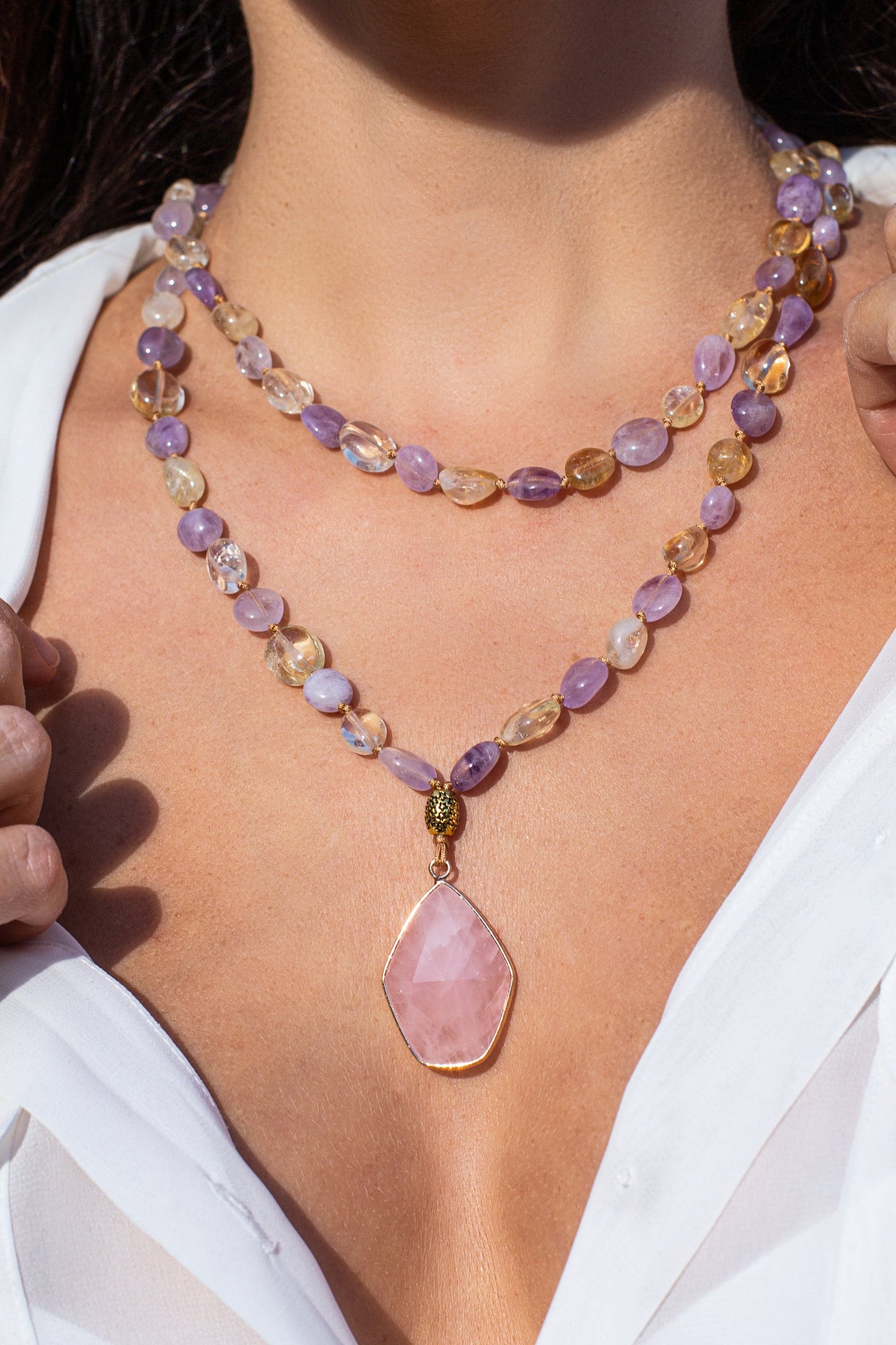 Mala Ketting met Edelsteen voor Meditatie en Rust