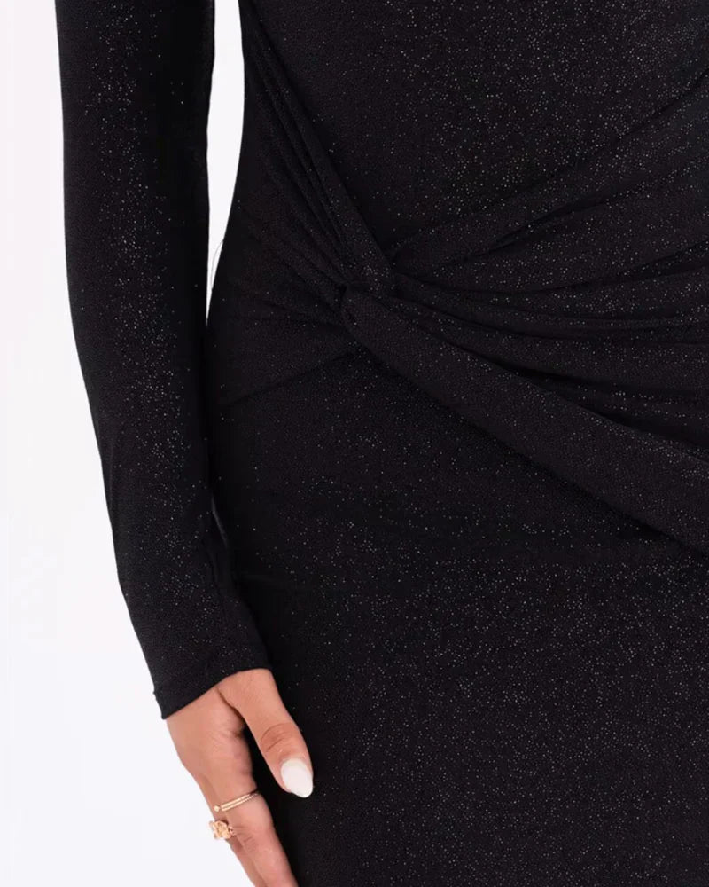 Glitter Maxi Jurk Feestelijk voor Vrouw Nieuwjaar