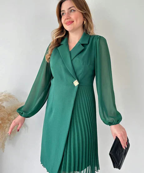Cianna | Vestito a pieghe