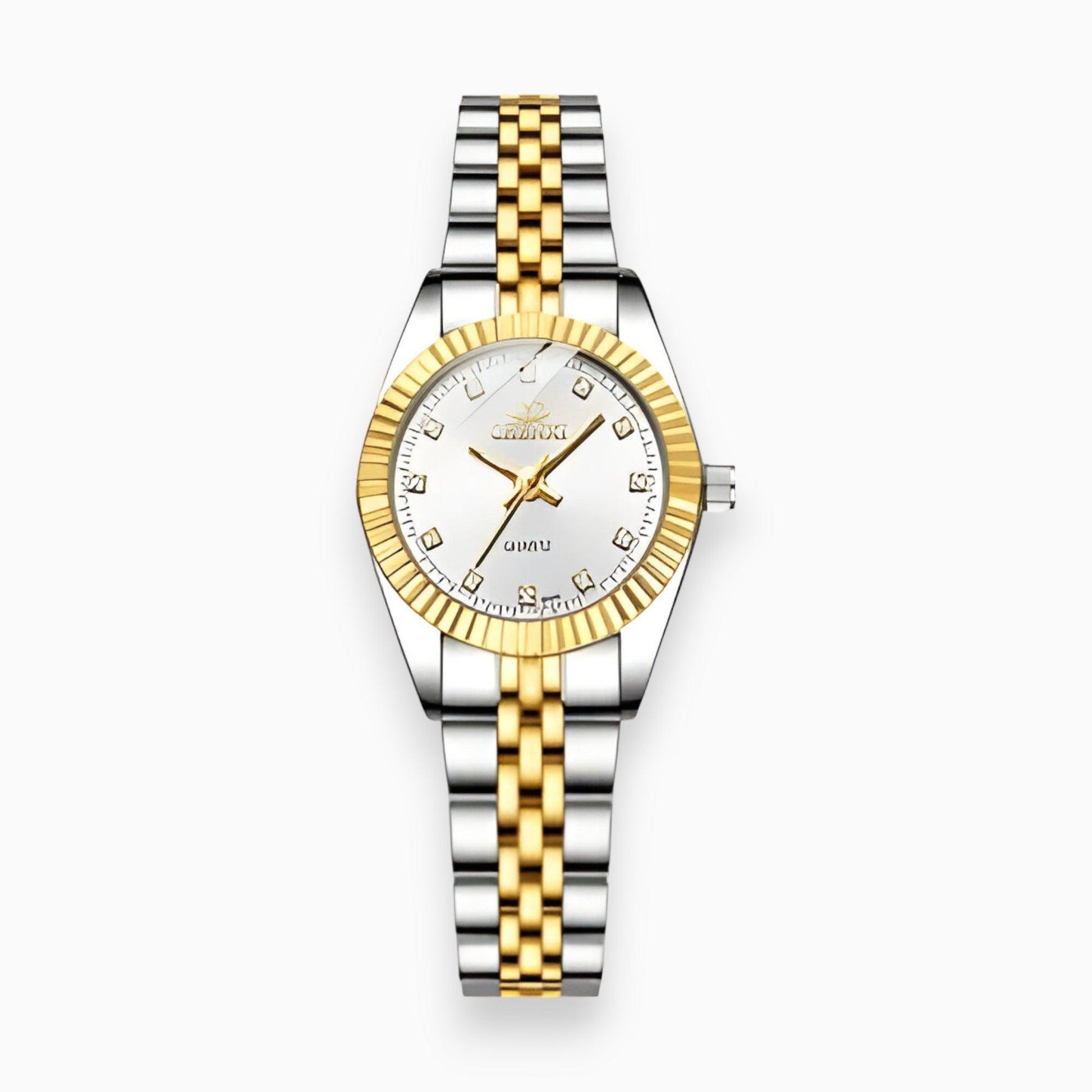 Edelsteen Horloge Glamour Aurielle Dames - Mode Vibes