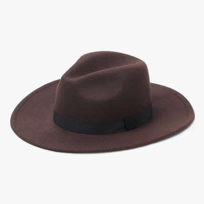 Uniseks Fedora Hoed Vintage Stijl Ardent - Mode Vibes