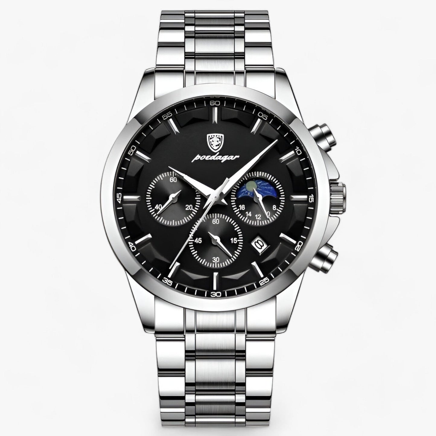 Luxe Herenhorloge Cassian met Lederen Band