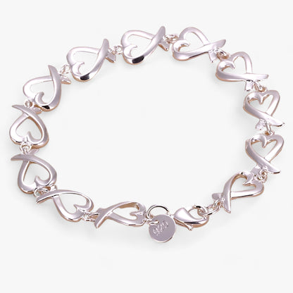 Zilveren Armband Elegante Simpele Design voor Dames - Mode Vibes