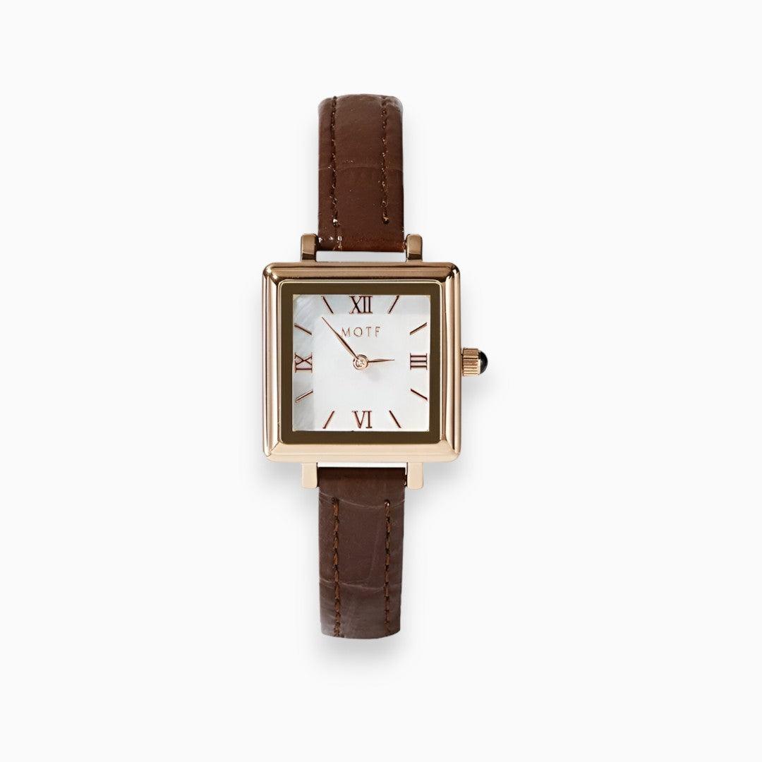 Kwartsklok Vierkant Horloge Lucina Modern Design