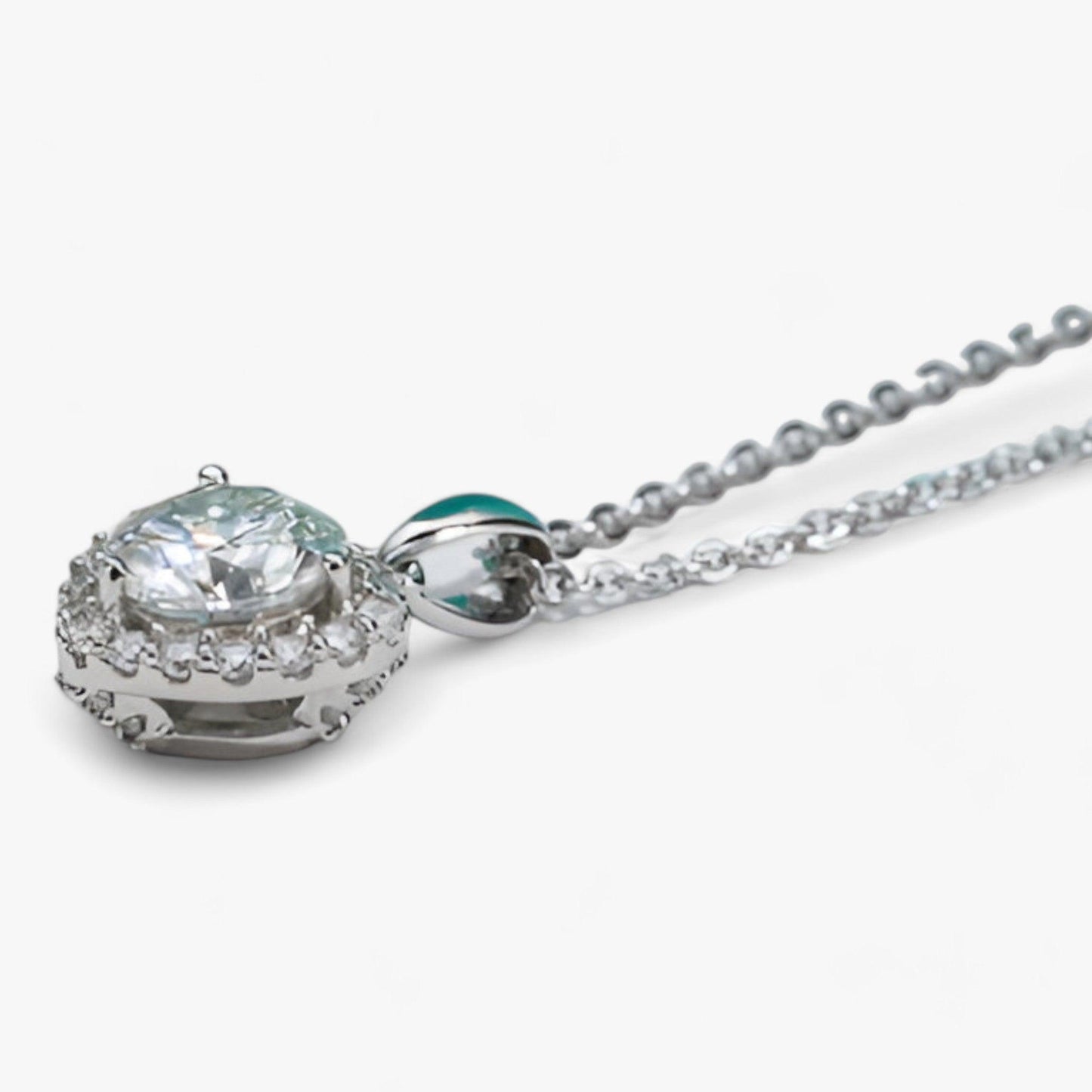 Moissanite Halsketting Hartvormig Sieraad