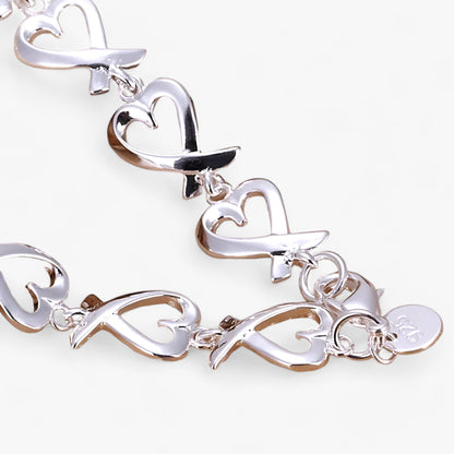 Zilveren Armband Elegante Simpele Design voor Dames