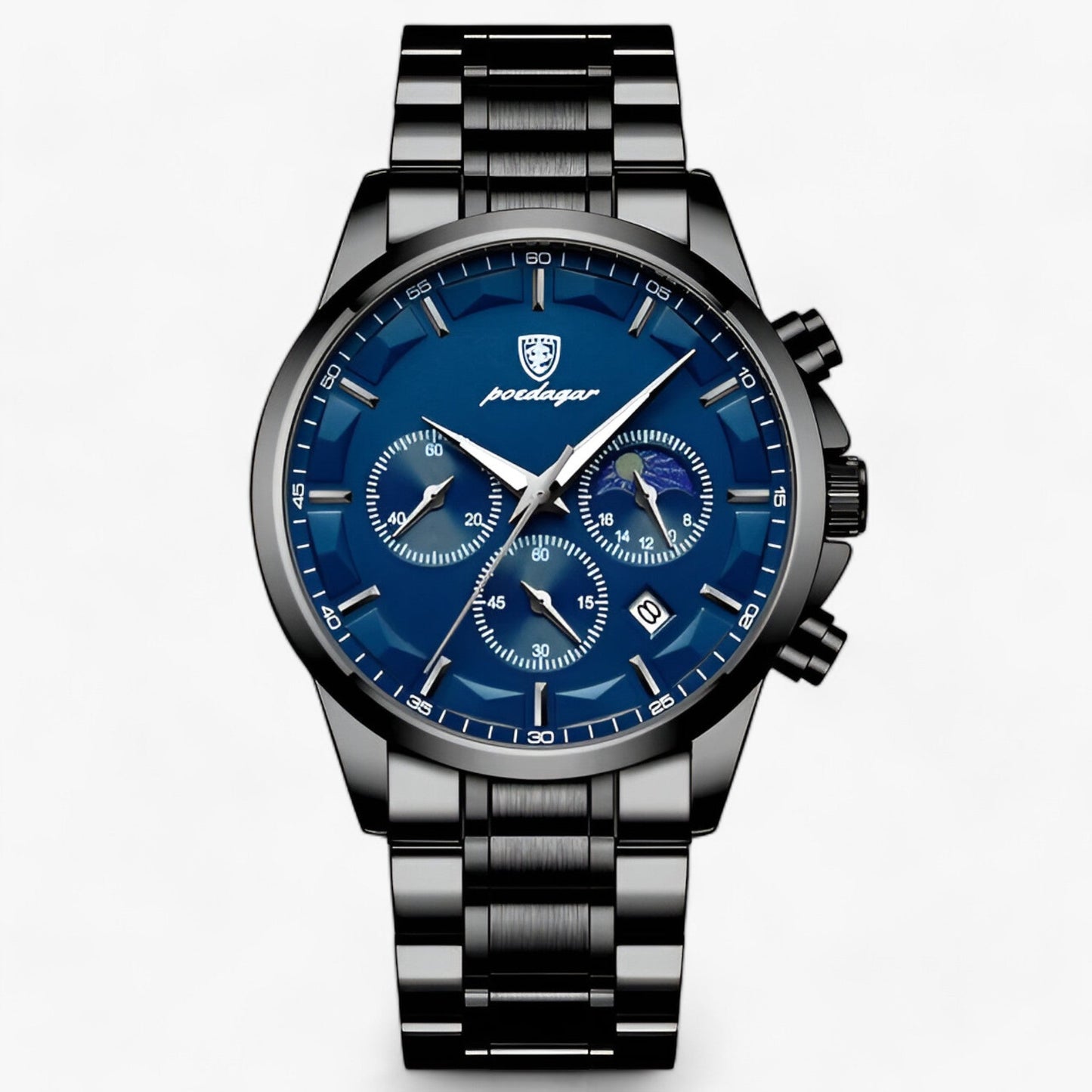 Luxe Herenhorloge Cassian met Lederen Band