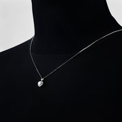 Moissanite Halsketting Hartvormig Sieraad