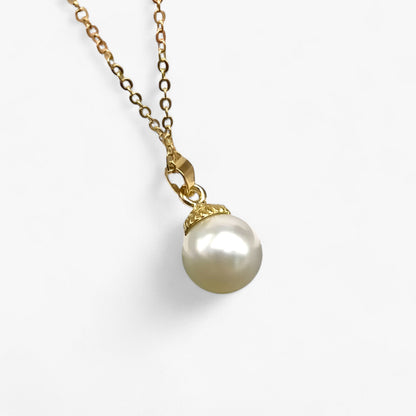 Parel Ketting met Schelpen Zilveren Halsketting