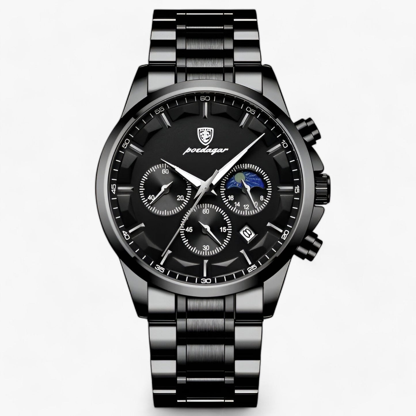 Luxe Herenhorloge Cassian met Lederen Band