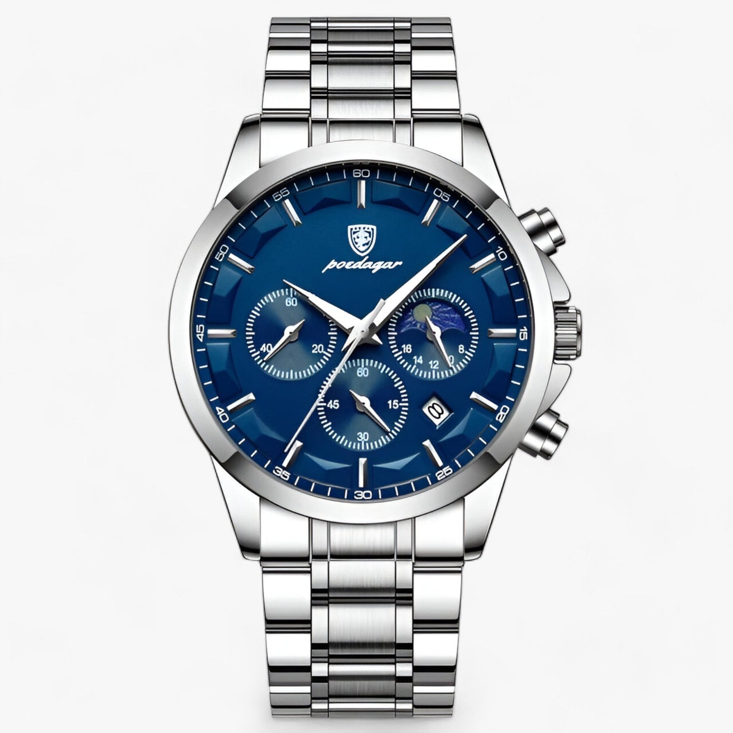 Luxe Herenhorloge Cassian met Lederen Band