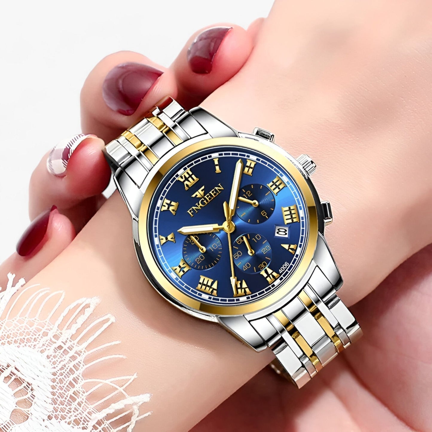 Dameshorloge Titanium Luxe Design Clémence - Mode Vibes