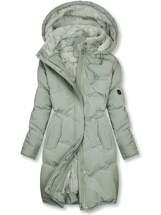 Dames Winterjas Pufferjas Warm en Gewatteerd met Capuchon - Mode Vibes