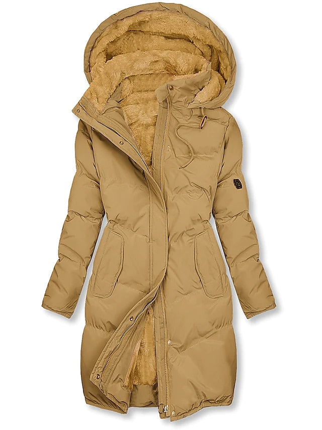 Dames Winterjas Pufferjas Warm en Gewatteerd met Capuchon