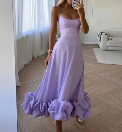 Nova Elegante Midi-Jurk voor Stralende Vrouwen