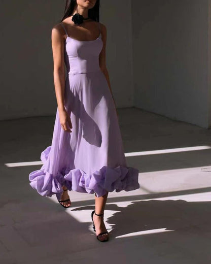 Nova Elegante Midi-Jurk voor Stralende Vrouwen