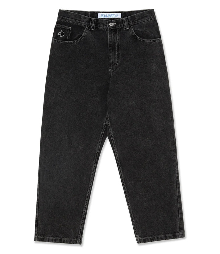 Heren Jeans Streetwear Losse Fit Zwart van Jimmy