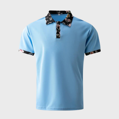 Heren Polo Shirt met Subtiele Print Design