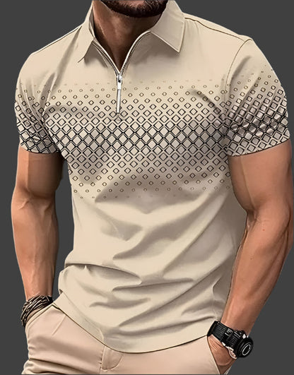 Napoleon – Heren Poloshirt Met Ruitpatroon