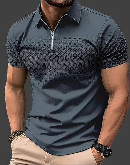Napoleon – Heren Poloshirt Met Ruitpatroon