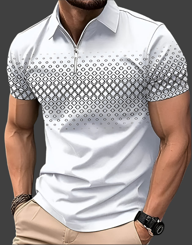 Napoleon – Heren Poloshirt Met Ruitpatroon