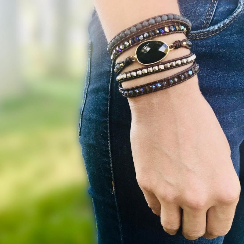 Armband Maanlicht Onyx Beschermende Sieraden