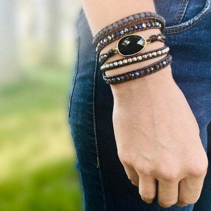 Armband Maanlicht Onyx Beschermende Sieraden