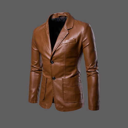 Leren Jack voor Mannen Modern Design
