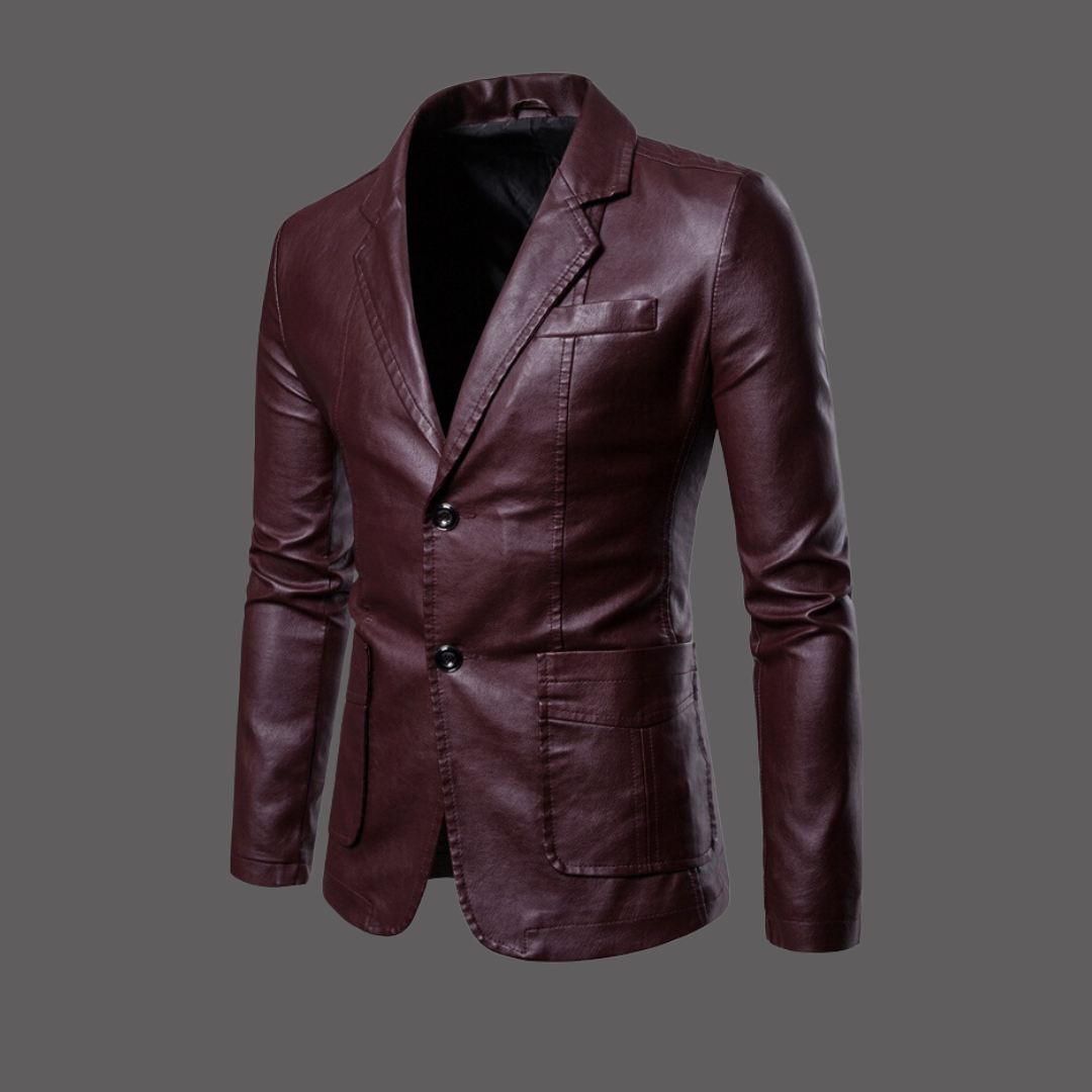 Leren Jack voor Mannen Modern Design