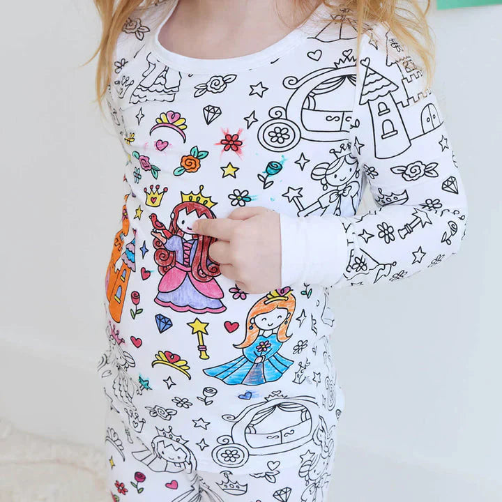 Kinderpyjama met Leuke Prints en Zachte Stof - Mode Vibes