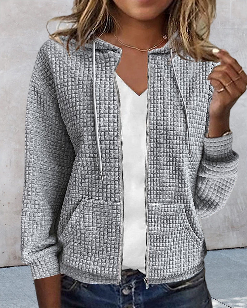 Comfortabele Casual Vest met Zakken voor Dames - Mode Vibes