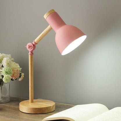 Sobere Houten Tafellamp Scandinavisch Design