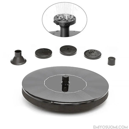 Emiyo Solar Fountain | Luo puutarhaan rentouttava ilmapiiri-EmiyoSuomi