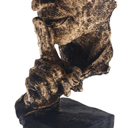 Gouden Kunst Sculptuur Abstract Design Soren