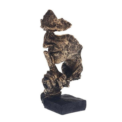 Gouden Kunst Sculptuur Abstract Design Soren