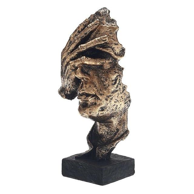 Gouden Kunst Sculptuur Abstract Design Soren