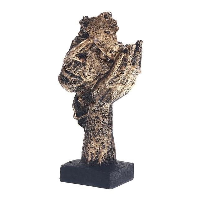 Gouden Kunst Sculptuur Abstract Design Soren